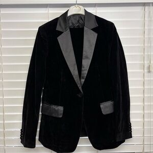 Lilis Women’s Black Velvet Suit - Jacket & Pants size XS